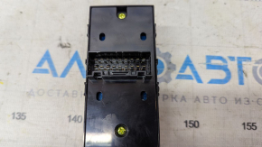 Front left window lift control Kia Optima 11-16 black, 1 auto down