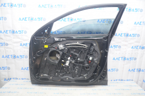 Door assembly front right Kia Optima 11-15 black ABP, bumpers