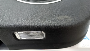Door trim card rear left Audi Q5 8R 13-17 black with brown leather, Bang and Olufsen under the curtain, scratches