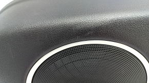 Door trim card rear right Audi Q5 8R 13-17 black with brown leather, Bang and Olufsen under the curtain, tear, scratches, broken fasteners