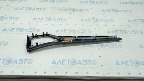 Right dashboard trim Ford Fusion mk5 17-20 graphite with aluminum insert, worn