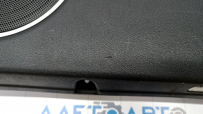 Door trim card front right Audi Q5 8R 09-17 black with brown leather, Bang and Olufsen, scratches, broken fasteners