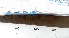 Right dashboard trim Audi Q5 8R 09-17 wood grain, crack