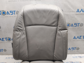 Lexus ES350 07-09 passenger seat upholstery grey leather, heated, creases