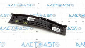 Door sill trim rear right inner Lincoln MKX 16- brown, crack in fastening