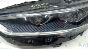 Headlight front left complete Ford Fusion mk5 17-20 LED, with DRL, sand, broken fastener