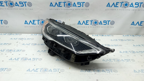 Front right headlight complete Ford Fusion mk5 17-20 LED, with DRL, sand, chip, broken fastener