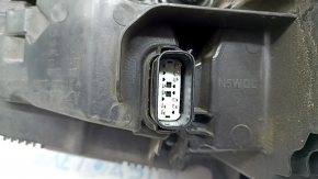 Front right headlight complete Ford Fusion mk5 17-20 LED, with DRL, sand, chip, broken fastener