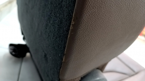 Rear row of seats 2nd row Audi Q5 8R 09-17 brown leather, perforation, dented, worn, scratches