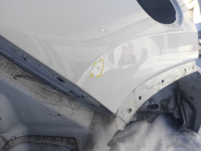 Quarter wing rear right Jeep Cherokee KL 19- on the body, white, butt