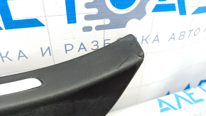 Door sill trim outer rear left Audi Q5 8R 09-17 S line black with chrome trim, dents on chrome