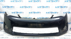 Front bumper bare Toyota Camry v50 12-14 usa LE XLE, graphite, tears, scratches, broken mount