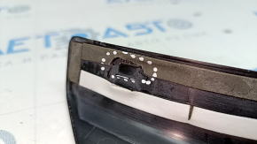 Door sill trim outer rear left Audi Q5 8R 09-17 S line black with chrome trim, dents on chrome