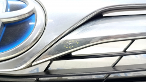 Grill radiator grill with badge Toyota Camry v50 12-14 hybrid usa LE, chrome swelled, sand
