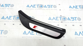 Door sill trim outer rear right Audi Q5 8R 09-17 S line black, with chrome trim, crack