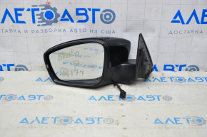 Side mirror left VW Beetle 12-19 black 6 pins, turn signal