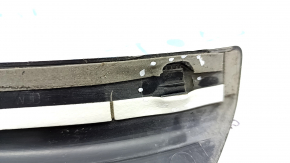Door sill trim outer rear right Audi Q5 8R 09-17 black, with chrome trim, broken fastening, scratches