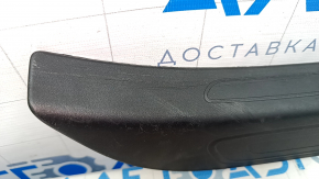 Door sill trim outer rear right Audi Q5 8R 09-17 black, worn, crack in fastening