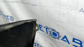 Front bumper bare Toyota Camry v50 12-14 usa LE XLE, graphite, tears, scratches, broken mount