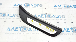 Door sill trim outer rear right Audi Q5 8R 09-17 black, with chrome trim, broken guide, broken mount