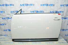 Door assembly front left VW Beetle 12-19 white LB9A dents