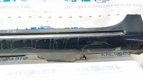 Left threshold Toyota Camry v50 12-14 usa LE XLE with chrome, graphite, broken fasteners, scratches, dented