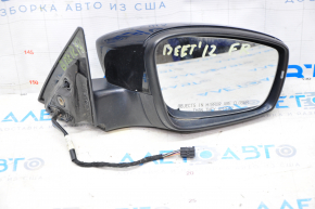 Side mirror right VW Beetle 12-19 black, 6 pins, turn signal
