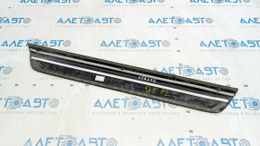 Door sill outer front left Audi Q5 8R 09-17 black, worn