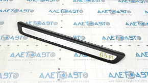 Door sill trim outer front left Audi Q5 8R 09-17 black with chrome trim, worn