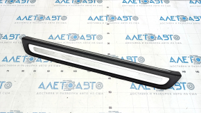 Door sill trim outer front right Audi Q5 8R 09-17 black with chrome trim, worn, broken guide