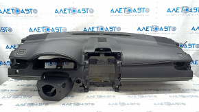 Torpedo front panel with AIRBAG Toyota Camry v50 12-14 usa black, inserts under gray wood