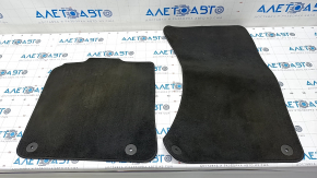 Set of floor mats for Audi Q5 8R 09-17 cloth black, for cleaning