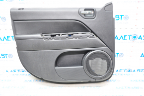 Door trim card front left Jeep Compass 11-16 black with black insert leather, rubber armrest