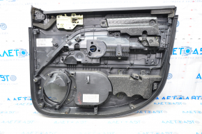 Door trim card front left Jeep Compass 11-16 black with black insert leather, rubber armrest