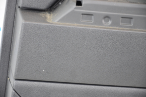 Door trim card rear right Jeep Patriot 11-17 black with black insert plastic, armrest rubber, scratches, for cleaning