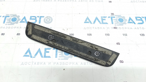 Door sill trim outer rear left Audi A4 B8 08-16 sedan, black, with chrome trim, broken guides