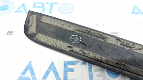 Door sill trim outer rear left Audi A4 B8 08-16 sedan, black, with chrome trim, broken guides