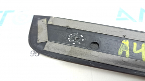 Door sill trim outer rear right Audi A4 B8 08-16 sedan, black, with chrome trim, broken guides, worn