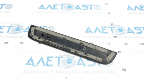 Door sill trim outer rear right Audi A4 B8 08-16 sedan, black, with chrome trim, broken guide