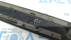 Door sill trim outer rear right Audi A4 B8 08-16 sedan, black, with chrome trim, broken guide