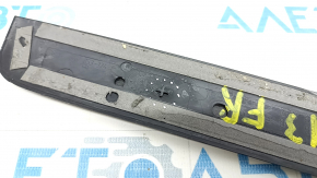 Door sill trim outer front right Audi A4 B8 08-16 sedan, black, with chrome trim, broken guides