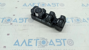Front left window lift control Ford Fusion mk5 13-20 black with chrome, paint swelled