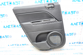 Door trim card rear left Jeep Compass 11-16 black with black insert plastic, armrest plastic, scratch