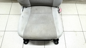 Passenger seat Toyota Camry v50 12-14 usa without airbag, mechanical, gray cloth, for cleaning