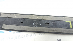 Door sill trim outer front left Audi A4 B8 08-16 sedan, black, with chrome trim, broken guides, worn