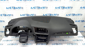 Torpedo front panel with AIRBAG Audi Q5 8R 09-17 black Bang and Olufsen, scratch