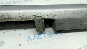 Left threshold Ford Fusion mk5 13-20 silver, scratches, pressed, dented fastening