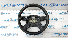 Bare steering wheel Audi Q5 8R 13-17 leather black, worn