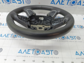 Bare steering wheel Audi Q5 8R 13-17 leather black, worn