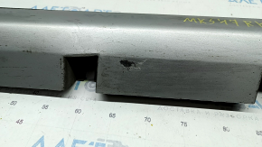 Right threshold Ford Fusion mk5 13-20 silver, pressed, scratches, broken fastener
